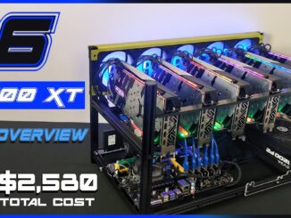 RX 5700 XT Mining Rig Build - 6 GPUs | 330 MH/s and ONLY 880 Watts!!