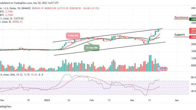 Bitcoin Price Prediction for Today, March 20: BTC/USD Begins Technical Correction as Price Hits $27,313 Support