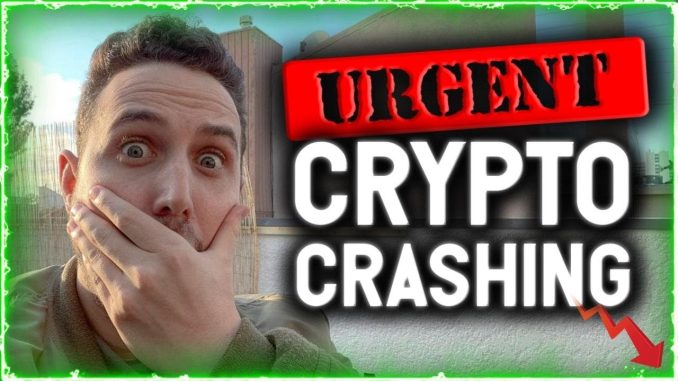 URGENT!! BITCOIN CRASHING NOW! What I'm doing