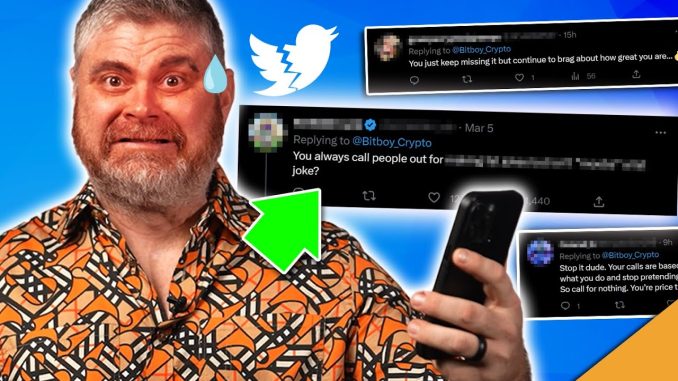 Crypto Twitter Is CRAZY (Bitboy Reads Mean Tweets)