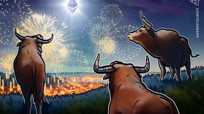 Ethereum price turns bullish ahead of next week’s Shanghai and Capella upgrades