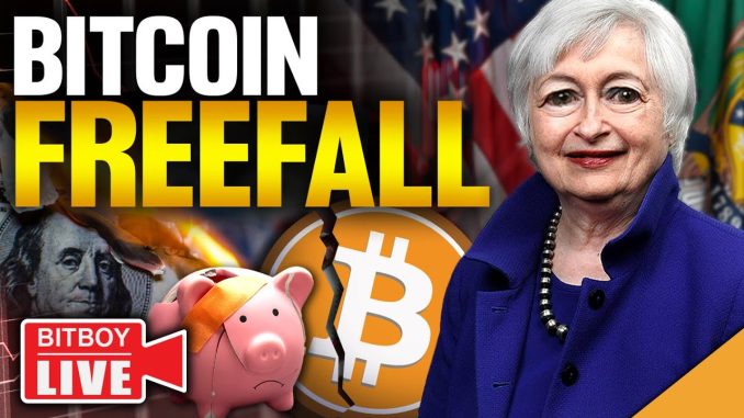 Bitcoin FREEFALL LIVE! (Silicon Valley Bank Run CRUSHES Crypto Market)