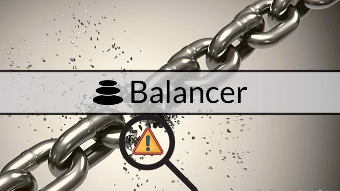 Critical Vulnerability Discovered in DeFi Protocol Balancer, TVL Tanks 28%