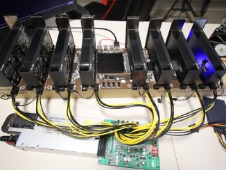 Testing 8x GPU Riserless 400mhs 750 Watts Ethereum Mining Rig...