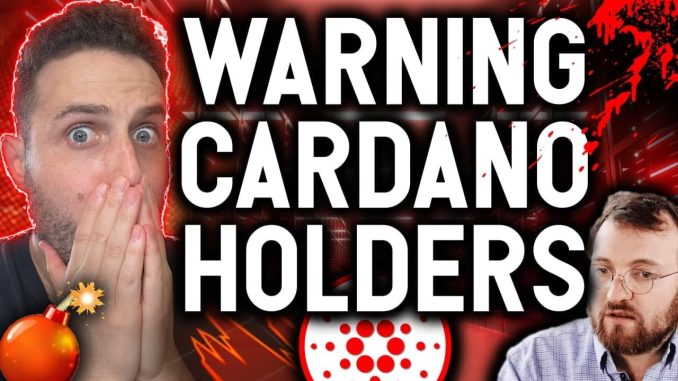 WARNING! CARDANO HOLDERS!! Biggest moment in ADA history means both RISK and REWARD are HIGH!