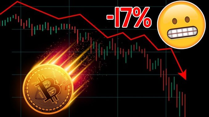 Bitcoin Drops Over 17% | Are We Going Lower?