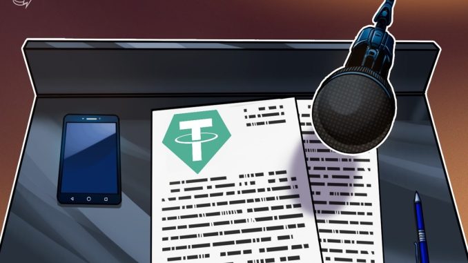 Tether responds to US lawmakers’ calls for DOJ action