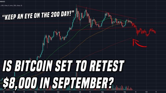 Bitcoin to $8,000 in September? | Altcoins repeating similar patterns to history