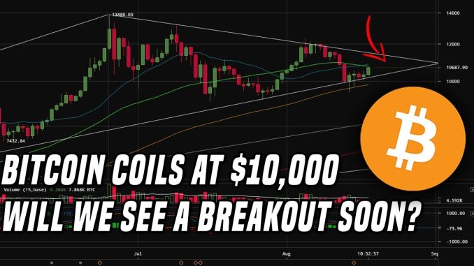 Bitcoin Price Coils At $10K | Are We Setting Up For A Breakout?