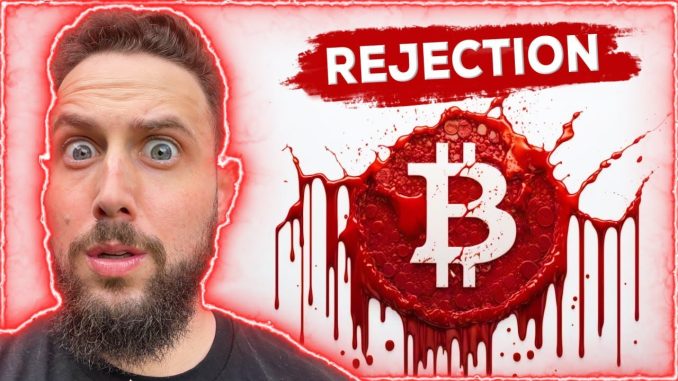 BITTER REJECTION?!? Bitcoin & Crypto Market Update